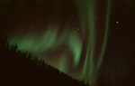 Northern Lights Display in Central Alaska