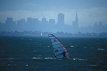 A Windsurfer on San Francisco Bay